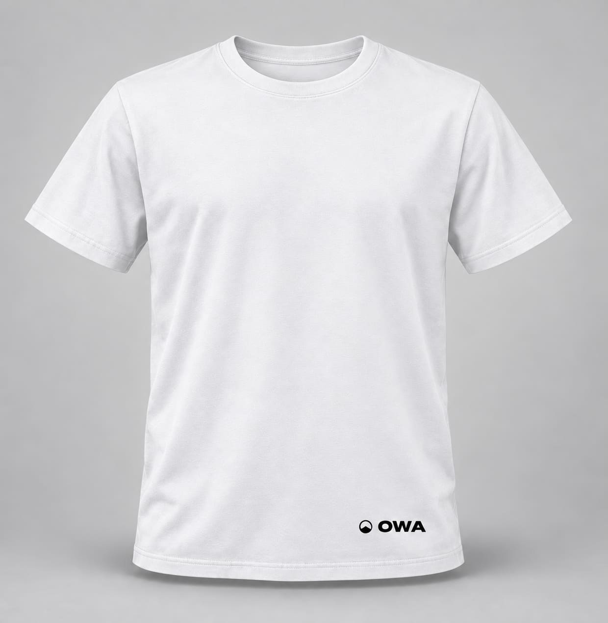 Remera oficial blanca de Open Water San Pedro, con el logo de OWA