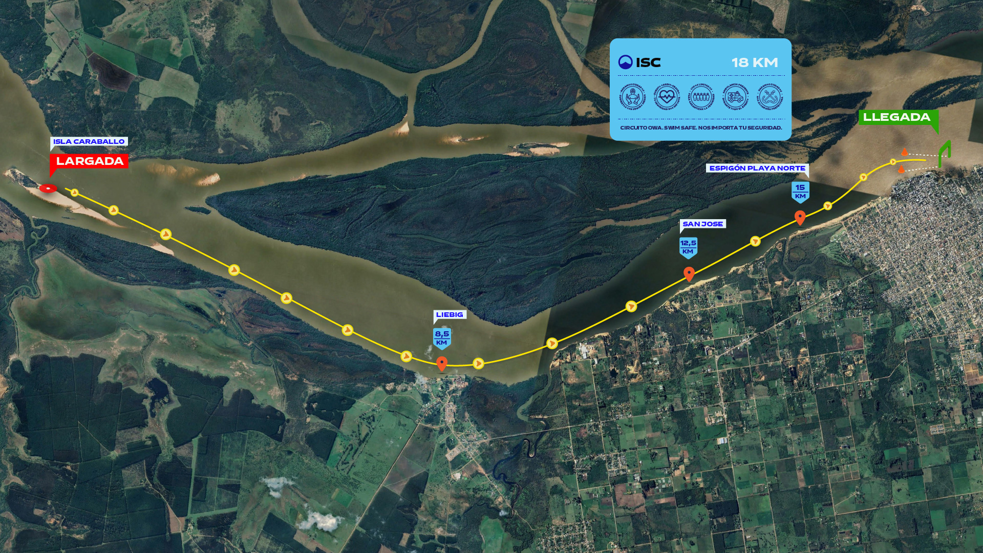 Mapa del recorrido completo